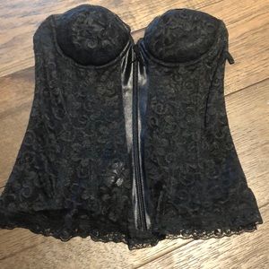 Black Bustier Corset